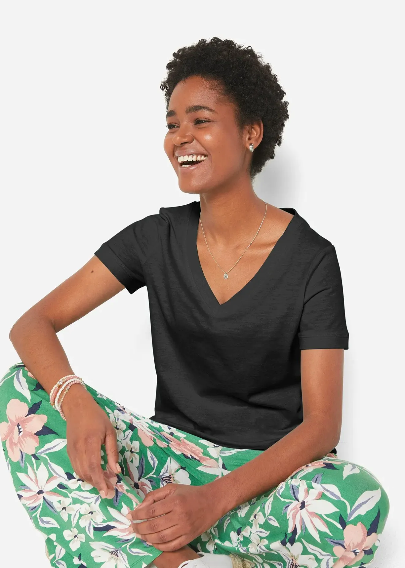 Femme bonprix Basiques|T-Shirts & Tops|T-shirt 100% coton