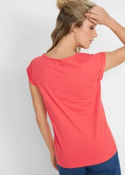 Femme bonprix Basiques|T-Shirts & Tops|T-shirt 100% coton