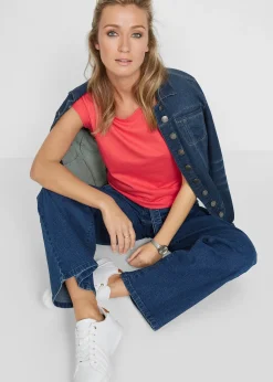 Femme bonprix Basiques|T-Shirts & Tops|T-shirt 100% coton