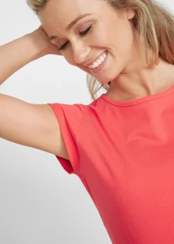 Femme bonprix Basiques|T-Shirts & Tops|T-shirt 100% coton