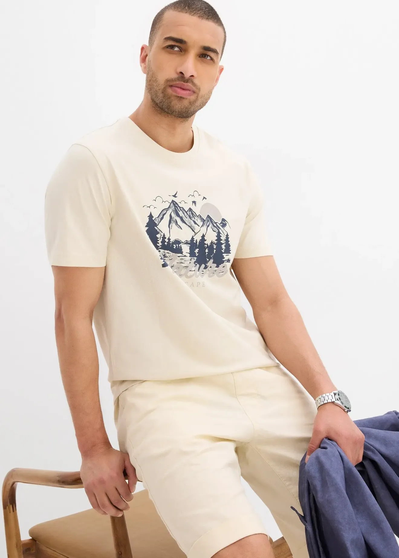 Homme bonprix Vêtements De Sport|T-Shirts & Polos|T-shirt 100% coton