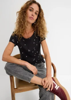 bonprix T-shirt 100% coton|Femme T-Shirts & Tops