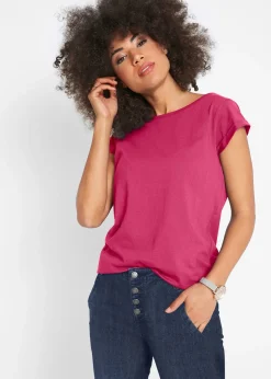 bonprix T-shirt 100% coton|Femme Basiques|T-Shirts & Tops