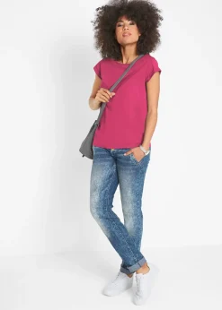 bonprix T-shirt 100% coton|Femme Basiques|T-Shirts & Tops