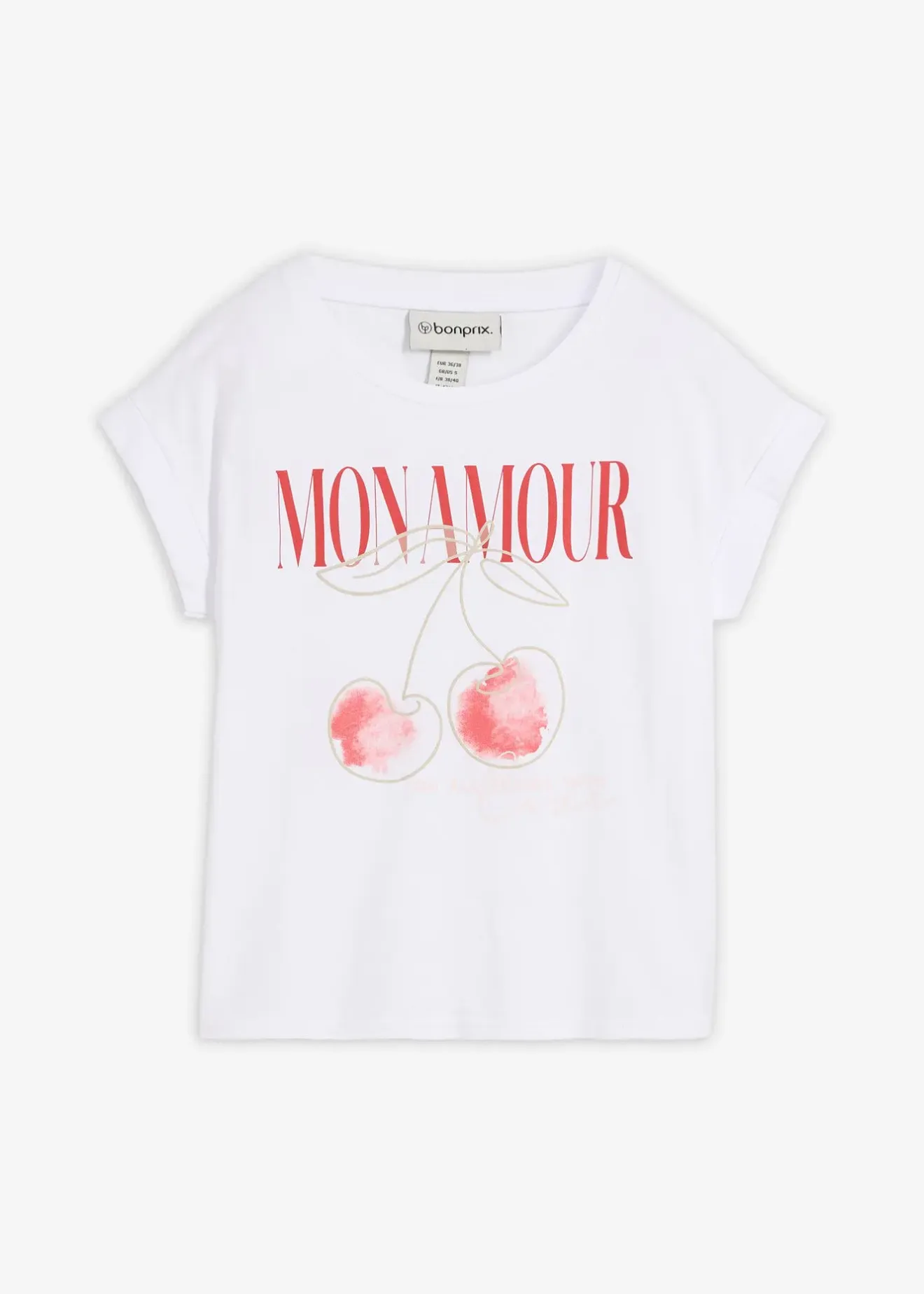 bonprix T-shirt 100% coton|Femme T-Shirts & Tops