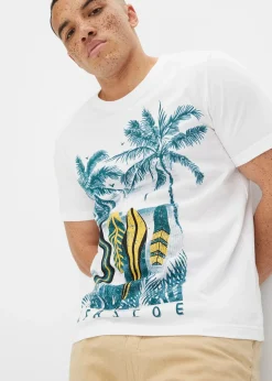 bonprix T-shirt 100% coton|Homme Mode Plage|T-Shirts & Polos