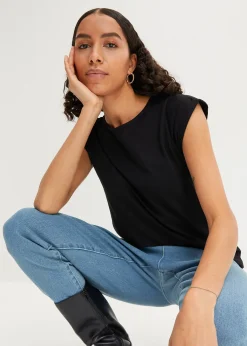 Femme bonprix Basiques|T-Shirts & Tops|T-shirt 100% coton