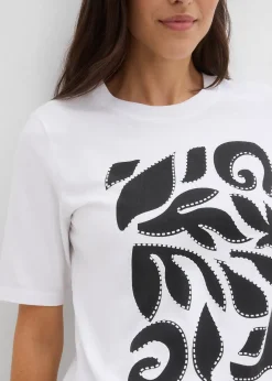 bonprix T-shirt 100% coton|Femme Basiques|T-Shirts & Tops