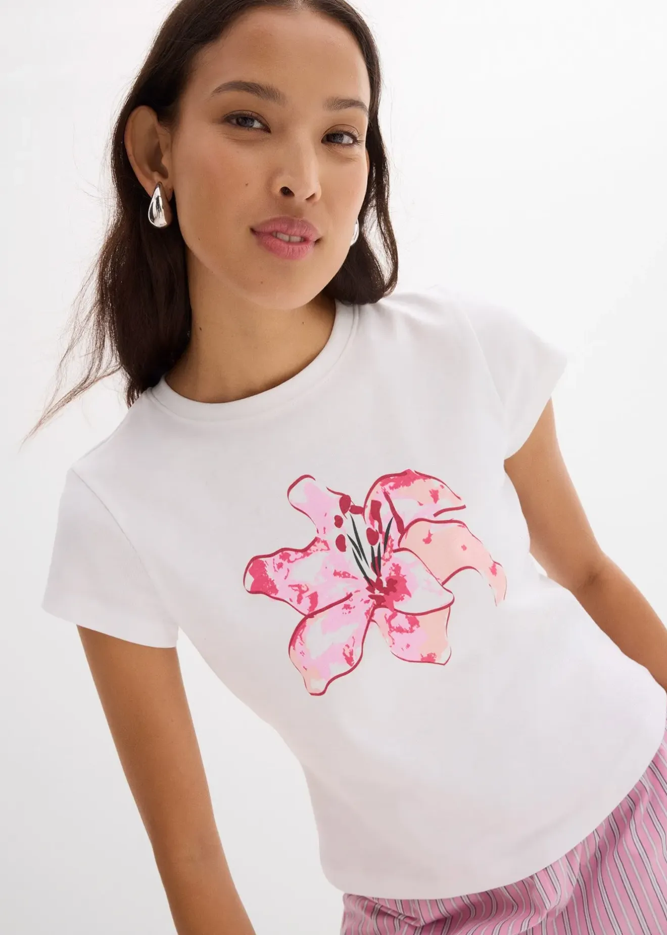 Femme bonprix T-Shirts & Tops|T-shirt 100% coton