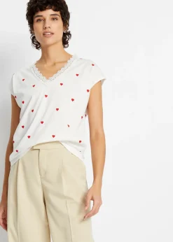 Femme bonprix T-Shirts & Tops|T-shirt 100% coton