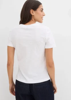 Femme bonprix T-Shirts & Tops|T-shirt 100% coton