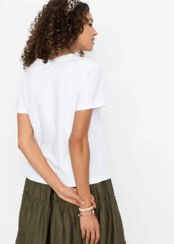 Femme bonprix T-Shirts & Tops|T-shirt 100% coton