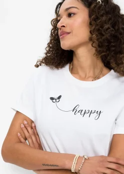 Femme bonprix T-Shirts & Tops|T-shirt 100% coton