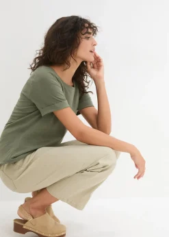 Femme bonprix Basiques|T-Shirts & Tops|T-shirt 100% coton