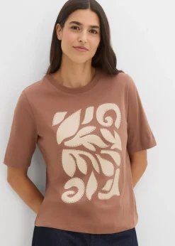 bonprix T-shirt 100% coton|Femme Basiques|T-Shirts & Tops