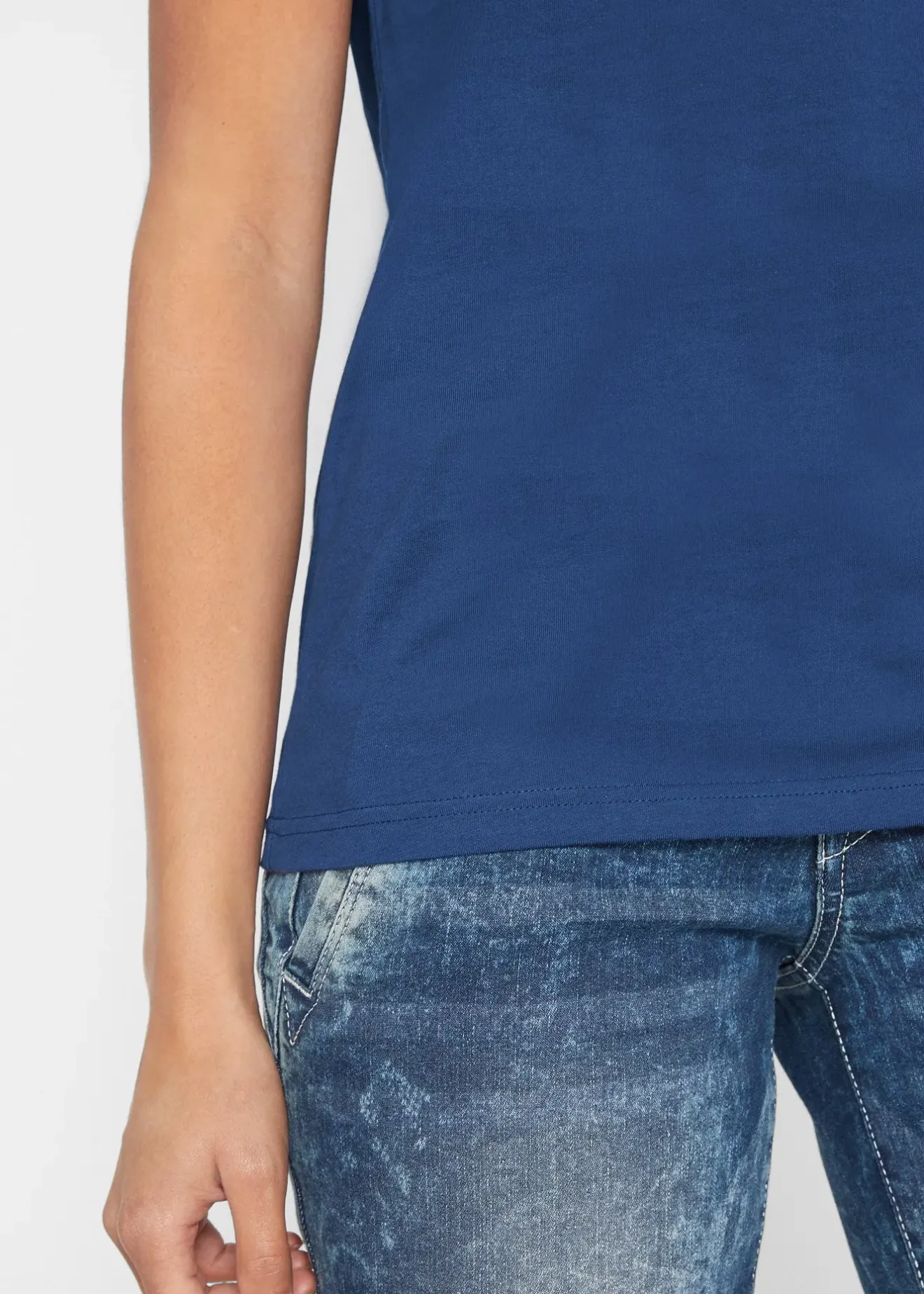 bonprix T-shirt 100% coton|Femme Basiques|T-Shirts & Tops