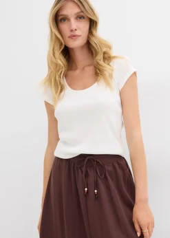 Femme bonprix Basiques|T-Shirts & Tops|T-shirt 100% coton