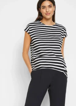 bonprix T-shirt 100% coton|Femme Basiques|T-Shirts & Tops