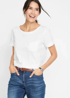 Femme bonprix Basiques|T-Shirts & Tops|T-shirt 100% coton