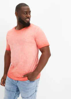 bonprix T-shirt 100% coton, aspect délavé|Homme T-Shirts & Polos