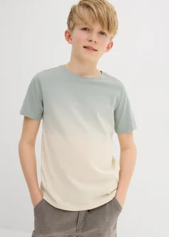 bonprix T-shirt 100% coton effet ombré|Enfant Vêtements Enfant|Garçons 9-16 Ans·T-Shirts
