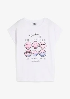 SmileyWorld T-shirt 100% coton imprimé smiley|Enfant Vêtements Enfant|Filles 9-16 Ans·T-Shirts & Chemisiers