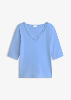 bonprix T-shirt à dentelle|Femme T-Shirts & Tops