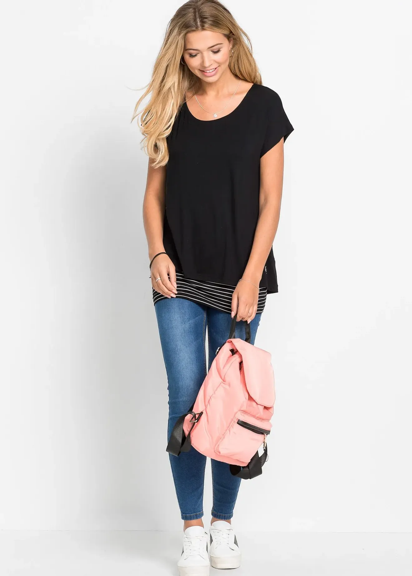 Femme bonprix T-Shirts & Tops|T-shirt 2 en 1