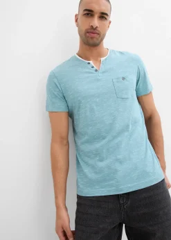 Homme bonprix T-Shirts & Polos|T-shirt 2 en 1 chiné