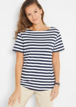 bonprix T-shirt à encolure bateau|Femme Basiques|T-Shirts & Tops