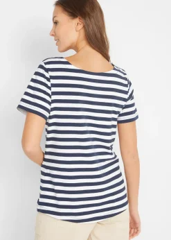 bonprix T-shirt à encolure bateau|Femme Basiques|T-Shirts & Tops