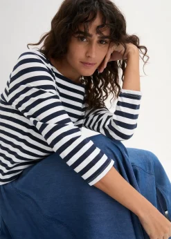 bonprix T-shirt à encolure bateau|Femme Basiques|T-Shirts & Tops