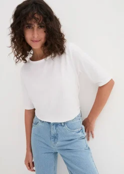 Femme bonprix Basiques|T-Shirts & Tops|T-shirt à encolure bateau