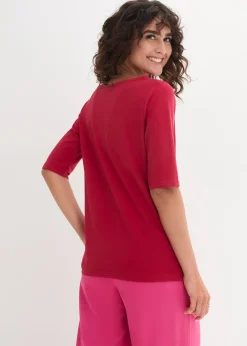 Femme bonprix Basiques|T-Shirts & Tops|T-shirt à encolure bateau