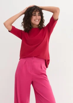 Femme bonprix Basiques|T-Shirts & Tops|T-shirt à encolure bateau