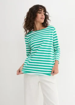 Femme bonprix Basiques|T-Shirts & Tops|T-shirt à encolure bateau