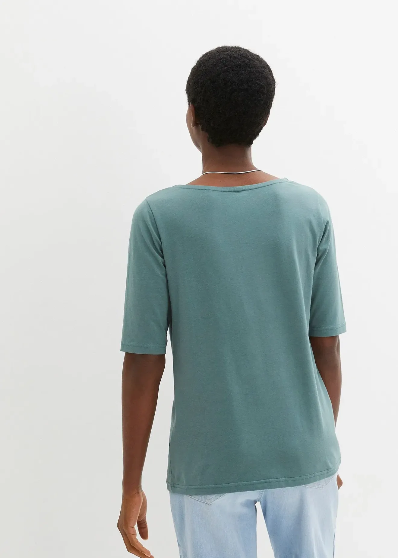 bonprix T-shirt à encolure bateau|Femme Basiques|T-Shirts & Tops