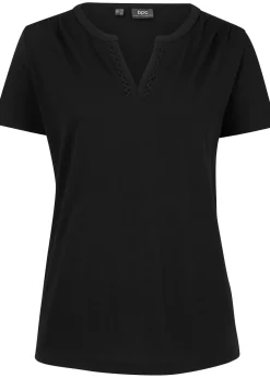 bonprix T-shirt à encolure originale|Femme T-Shirts & Tops