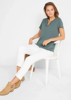 bonprix T-shirt à encolure originale|Femme T-Shirts & Tops