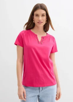 bonprix T-shirt à encolure originale|Femme T-Shirts & Tops