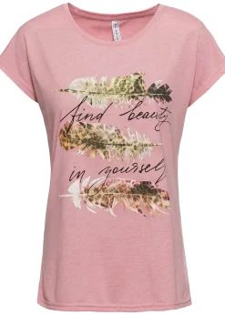 bonprix T-shirt à imprimé brillant|Femme T-Shirts & Tops