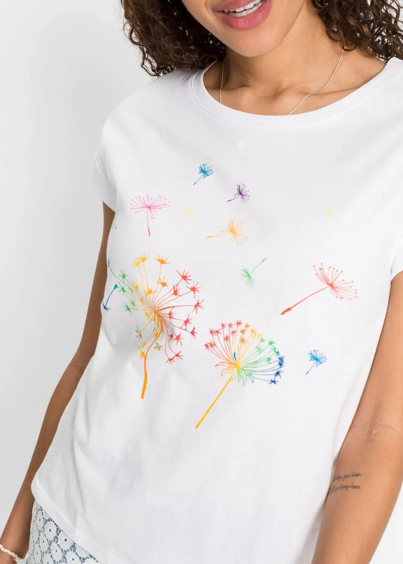 Femme bonprix T-Shirts & Tops|T-shirt à imprimé floral