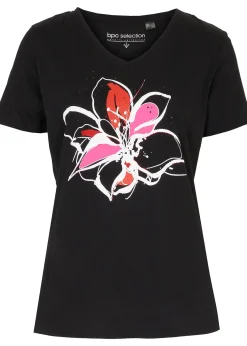 bonprix T-shirt à imprimé floral|Femme T-Shirts & Tops