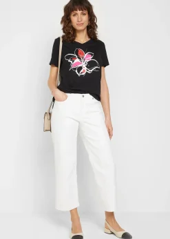 bonprix T-shirt à imprimé floral|Femme T-Shirts & Tops