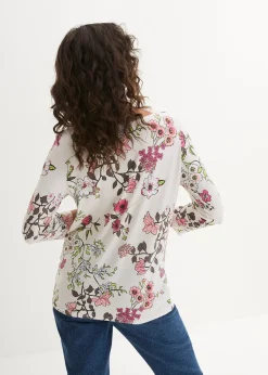 bonprix T-shirt à imprimé floral|Femme T-Shirts & Tops