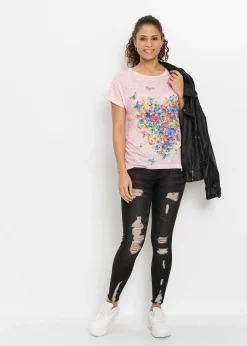 Femme bonprix T-Shirts & Tops|T-shirt à imprimé papillon