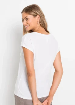 bonprix T-shirt à imprimé plume|Femme T-Shirts & Tops