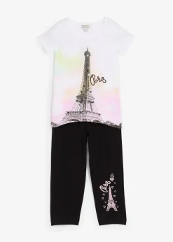 bonprix T-shirt + legging 3/4 (ens. 2 pces) 100% coton|Enfant Vêtements Enfant|Filles 9-16 Ans·T-Shirts & Chemisiers