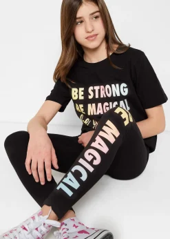 bonprix T-shirt + legging (ens. 2 pces.)|Enfant Vêtements Enfant|Filles 9-16 Ans·T-Shirts & Chemisiers