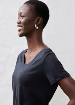 bonprix T-shirt 100% lin|Femme Premium|T-Shirts & Tops